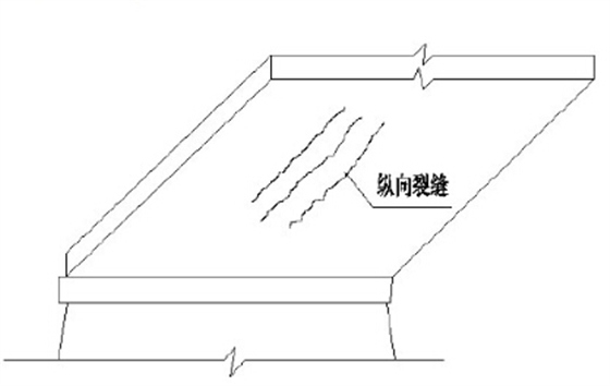 整体式板桥跨中段板底纵向裂缝